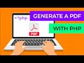 Generate a PDF with PHP