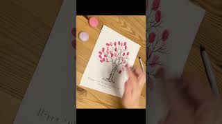 Fingerprint Tree Guest Book Tutorial | Perfect for Weddings, Birthdays, and Baby Showers!