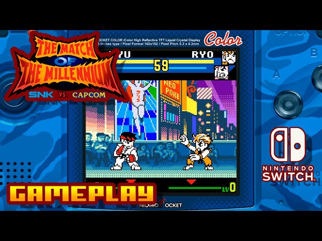 Snk Vs Capcom The Match of Millennium Nintendo Switch gameplay 