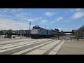 Amtrak Gold Runner #714 at Hearst Avenue with CDTX #90218 (NPCU) EX-F40PH and #2012 F59PHI