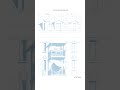 Perspective section of a typical 19th-century Zurich building - architectural drawing #architecture
