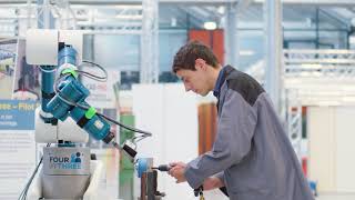 FourByThree Robot assisted collaborative riveting scenario
