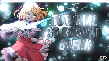 Tutorial How To Easy Make 3d Ground Break in After Effects
