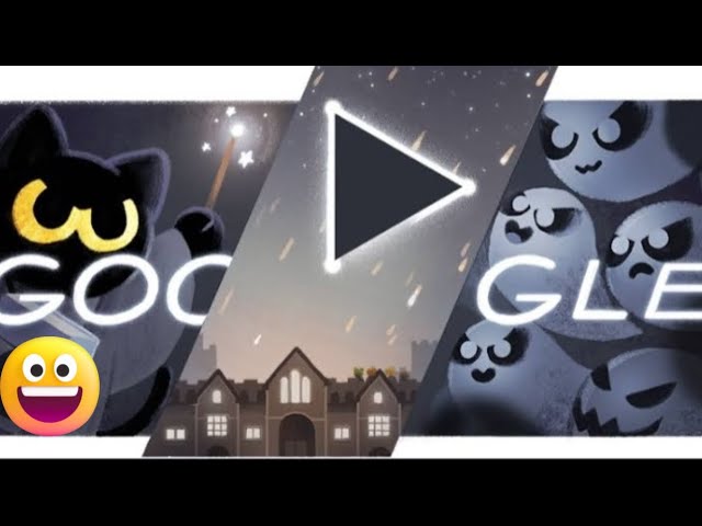 Jogo Google - Gatinho no Halloween 