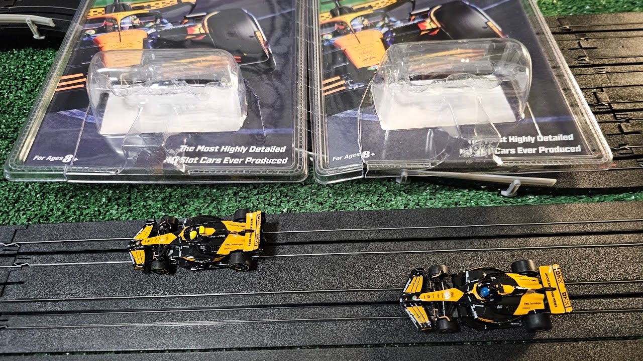 Beautiful Brand New AFX McLaren Formula 1 Slot Cars: Lando Norris