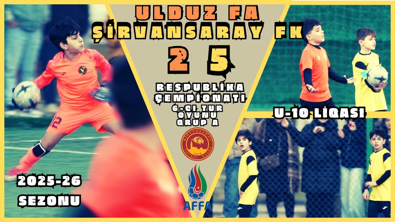 Ulduz FA-Şirvansaray FK /2-5/ Qrup A /6-cı tur/ (Azərbaycan çempionatı U-10 liqası)