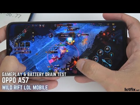 Oppo A57 League of Legends Mobile Wild Rift Gaming test | LOL Mobile