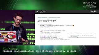 [Disobey 2023] Finding vulnerabilities in offensive security tooling - Jonas Vestberg
