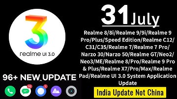 Realme July 2022 New Updates | Stable and Beta | Full Devices list | Android 13 realme UI 5.0 Update