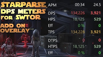 Dps Meters - StarParse How To Use It
