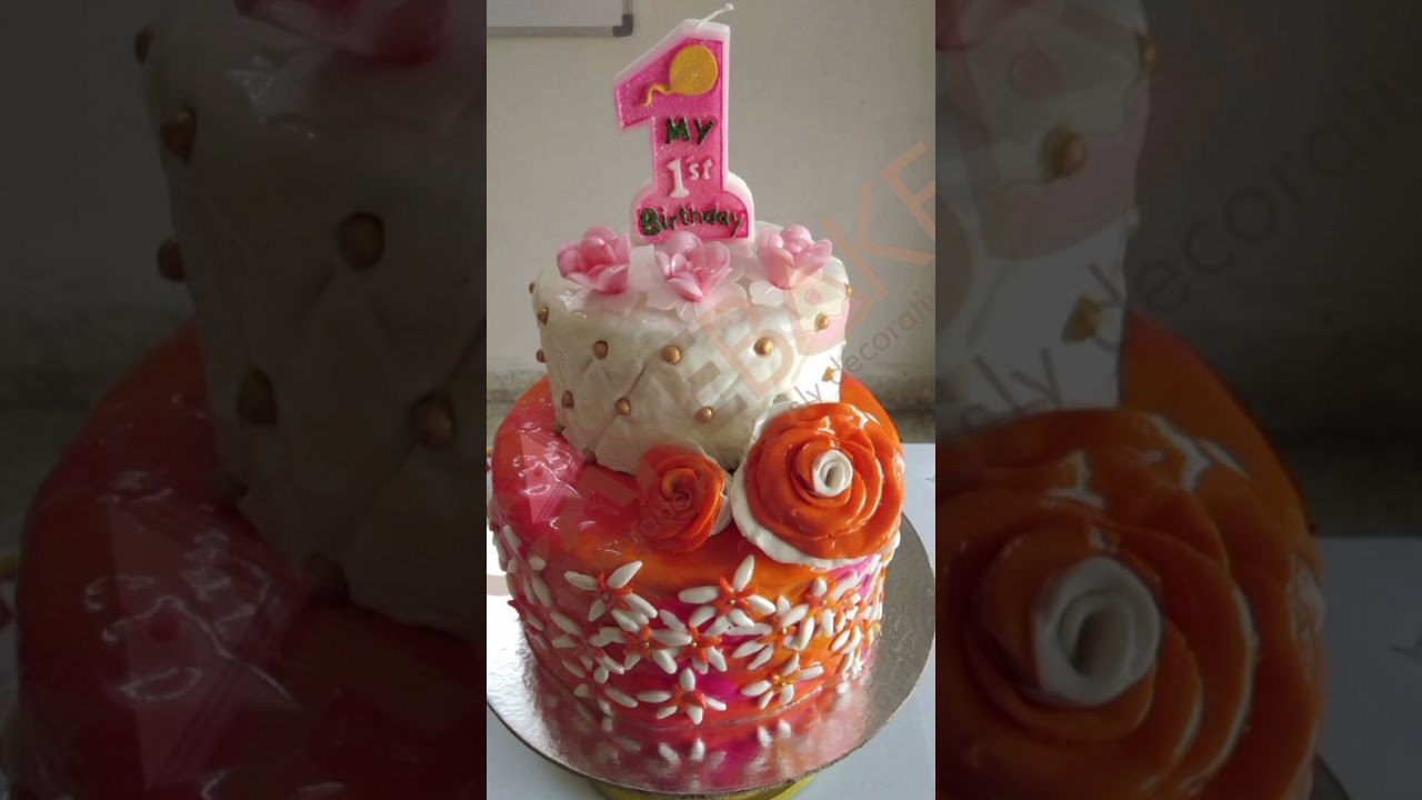 1st Birthday cake 🎂 Decoration ideas Photos collection video unique design 