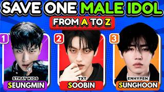 SAVE ONE MALE KPOP IDOL!: A to Z CHALLENGE 🔤✨(Pick your Favorite Idol) | K-Pop Quiz Game 2026 screenshot 4