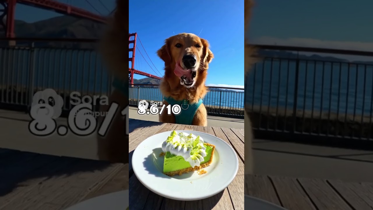 Golden Retriever Reviews Key Lime Pie! 🥧🍋 