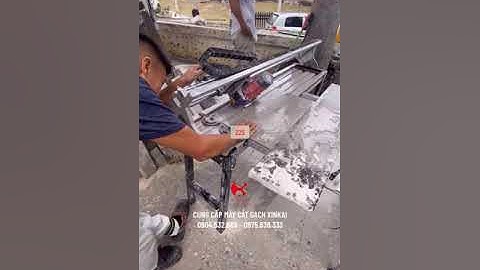 Cát líp 45 độ bằng máy cắt gạch XINKAI Z2S 1200 #maycatgachdanang #maycatgachxinkai