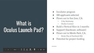 Oculus Launch Pad 2019 | Post-Mortem