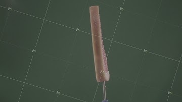 Grapefruit rotating with loop on green screen for chroma key