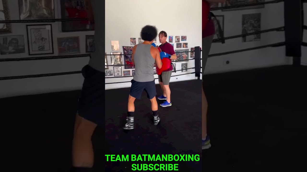 REGIS PROGRAIS IN THE MITTS STAYING READY FOR HIS NEXT FIGHT