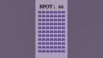 can you find 63 in 5 seconds? #wordpuzzlegame #game #mathematics #mindbendingquiz #puzzle6 5