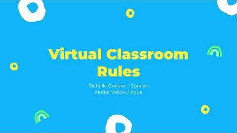Virtual Classroom Rules