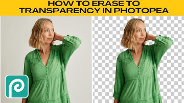 How to ERASE to TRANSPARENCY in Photopea