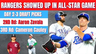 Texas Rangers All-Stars SHINE In 2021 All-Star Game! + Rangers DRAFT Aaron Zavala and Cameron Cauley