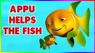 Short Stories for Kids - Appu helps the Fish