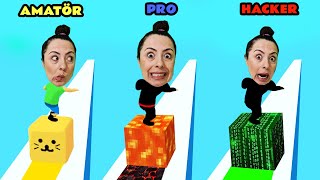 Küpleri̇ Topla Engelleri̇ Geç Cube Surfer Oyuna Gel