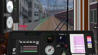 【BVE5】阪急京都線準急を1300系で代走プレイ（京都河原町～大阪梅田） / Driving Hankyu-1300 as a semi-express train