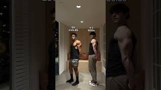 230 vs 180lbs #shorts | Tylerashtonn