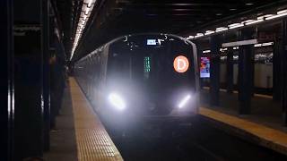 NYCT Subway: R211A (D) Train Action in the Bronx via Concourse Express (Second Day of Service)