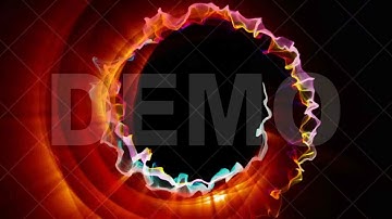 |LINKS IN THE DESCRIPTION| 2 Magical Particles Ring Abstract Background, Animation, Loop, 4k