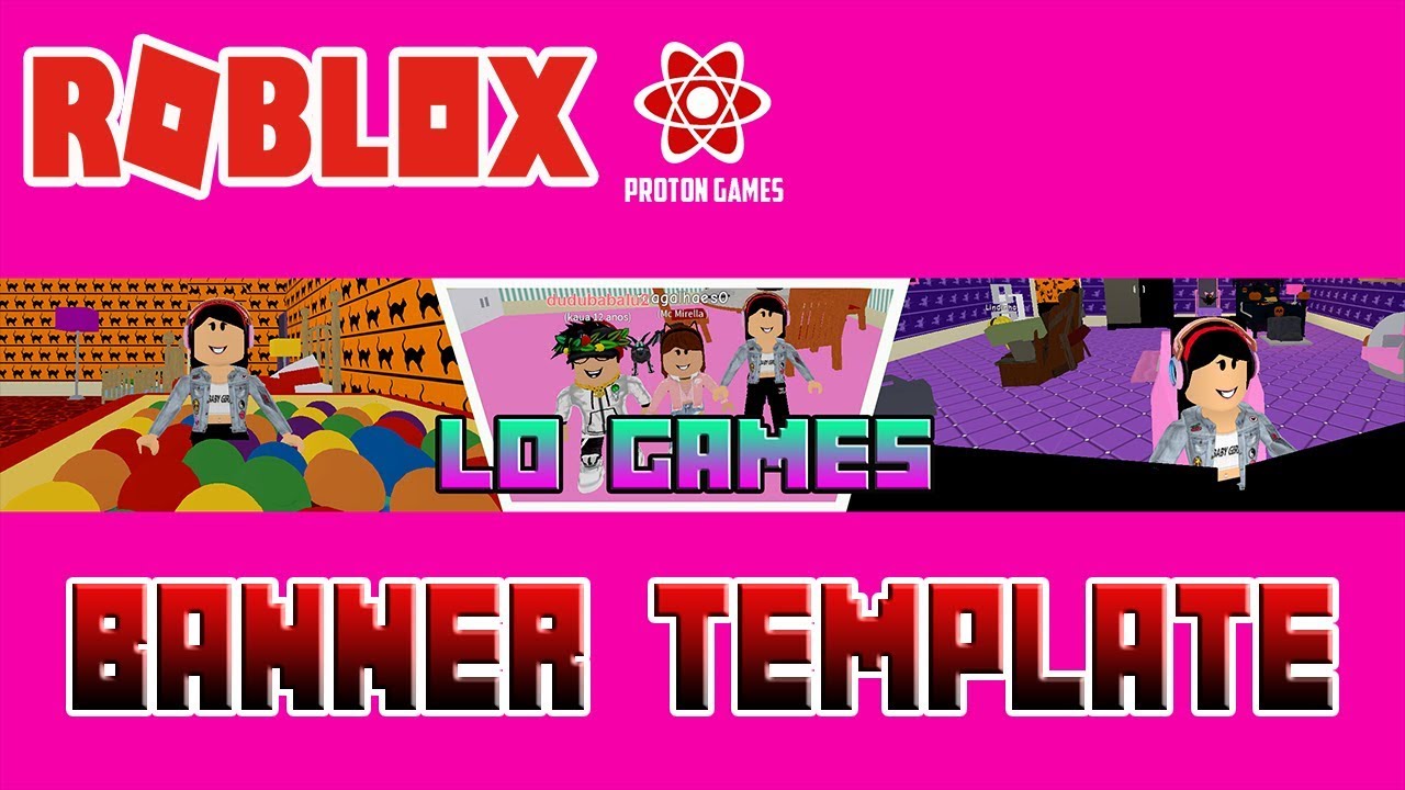 Roblox Banner Arte Do Canal E Avatar Lo Games Speedart Youtube - roblox games banner