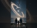What If Earth Had Rings Like Saturn? 🪐😱#WhatIf #Earth #Saturn #Space #shorts