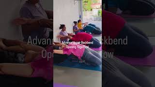 Advance Upper Backbend Opening Yoga practice #yoga #yogapose #upperback #opening #ytshorts