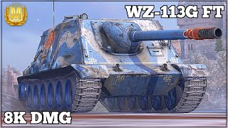 WZ-113G FT ☆ 8K Damage ☆ 4 Kills ☆ WoT Blitz