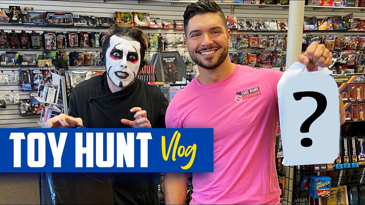 Toy Hunt Vlog • Ethan Page & Danhausen • Hot Comics & Collectibles