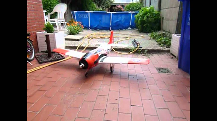 FMS / Airfield Trojan T-28 1400mm testing