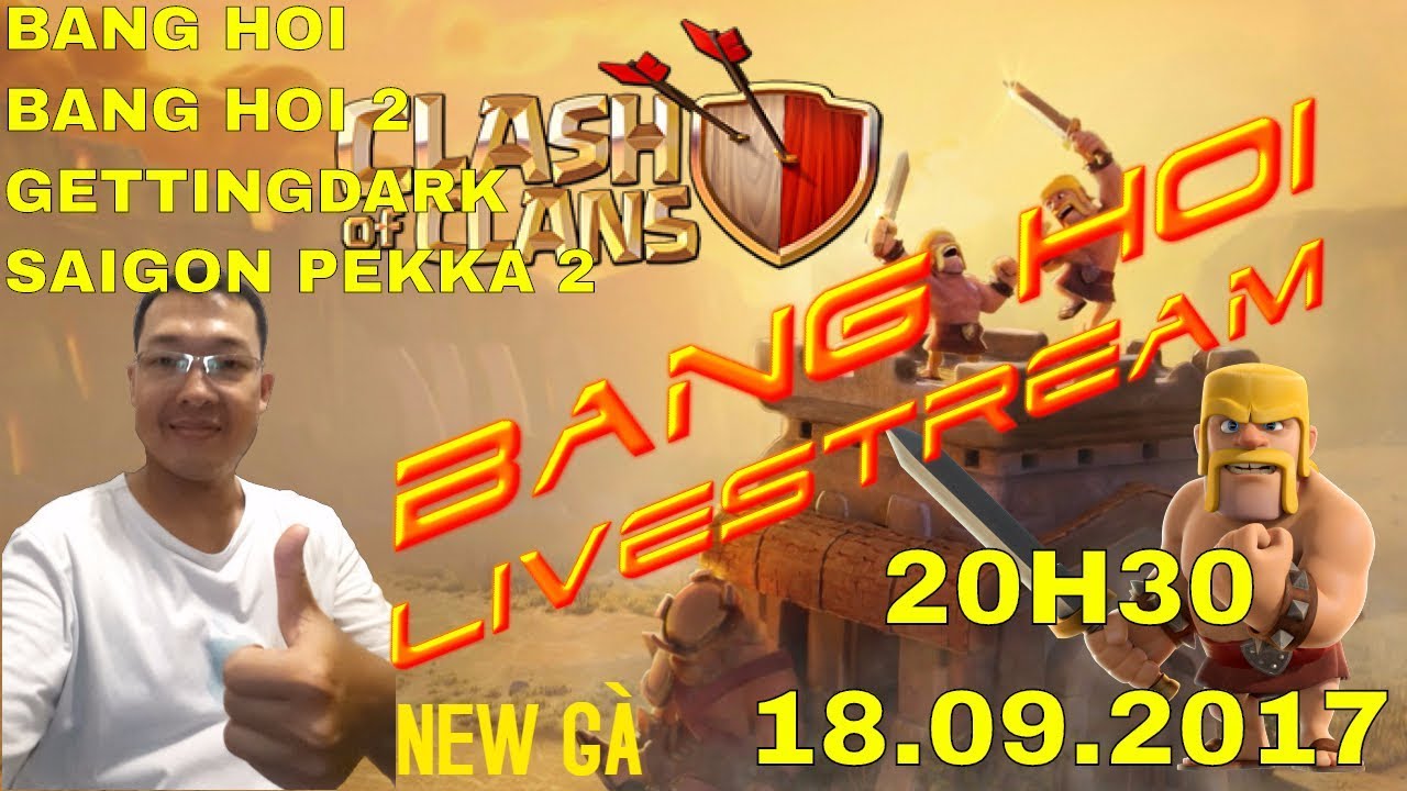 [TRỰC TIẾP] BANG HOI WAR CLAN: BANG HOI VS GETTINGDARK - BANG HOI 2 VS SAIGON PEKKA 2