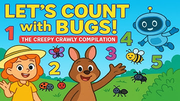 Let’s Count with Bugs! 🐞🦋 | The Creepy Crawly Compilation | Learn Numbers 1–30 for Kids