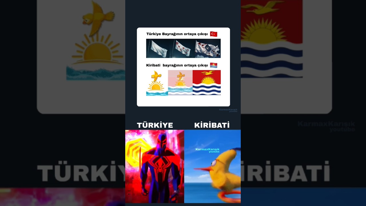 Türkiye bayrağı ☠️ Kiribati 🕊️