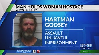 Wayne County man charged for holding girlfriend hostage inside home