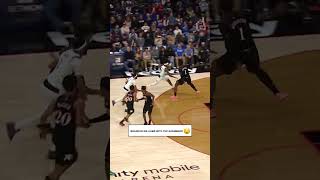 Brandon Williams broke out the Shammgod last night 😳