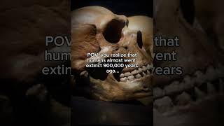 Humans almost became extinct 900,000 years ago… #evolution #humanity #prehistoric