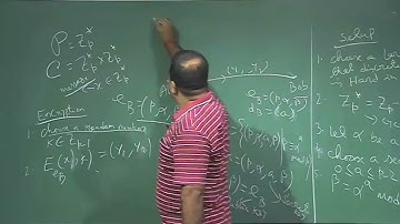 Lecture 28: ElGamal Cryptosystem. #CH30SP #swayamprabha