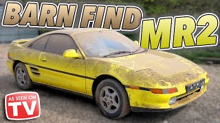 RARE Barn Find Toyota MR2 Turbo Gets Cleaned