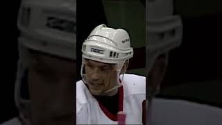 Mad (and hot) after someone cut his face - Steve Yzerman #handsome