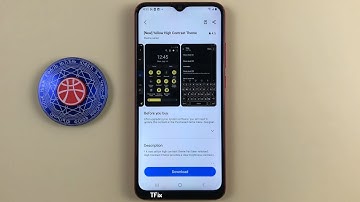 High contrast theme on Samsung A03 Android 13