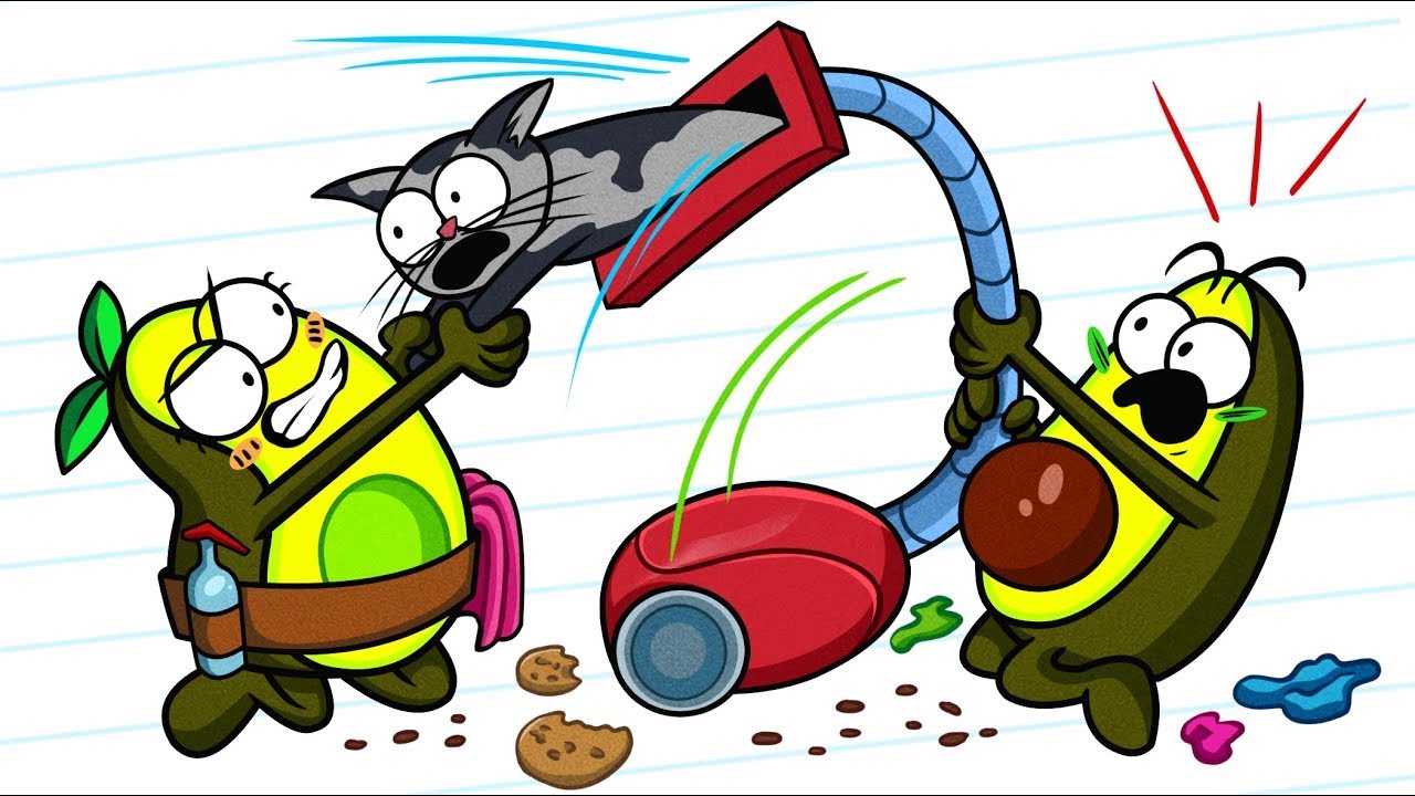 LOS AGUACATE SE CONVIRTIERON EN LOCOS DE LA LIMPIEZA