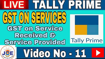 HOW TO PASS GST ENTRY ON SERVICES IN TALLY PRIME | GST ON SERVICE RECEIVED & SERVICE PROVIDED 📚