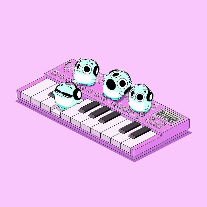 BLUE HAMHAM - Tiny Singers